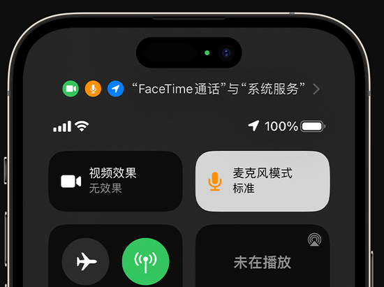 临城苹果授权维修网点分享iPhone在通话时让你的声音更清晰 