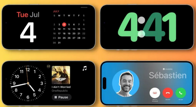 临城苹果手机维修分享iOS17横屏充电待机显示有什么好处 