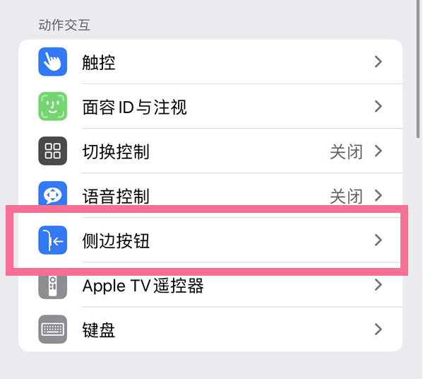 临城苹果14维修店分享iPhone14 Plus侧键双击下载功能关闭方法 