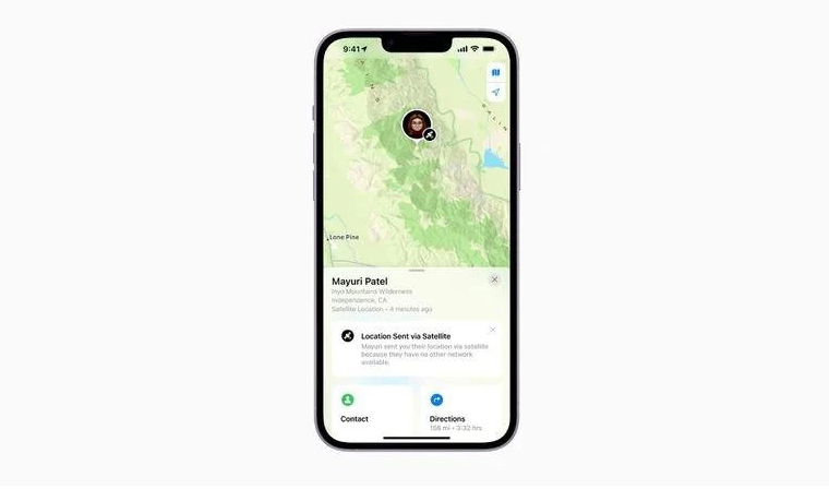 临城苹果14维修分享iPhone14系列中 FindMy功能通过卫星分享位置方法教程 